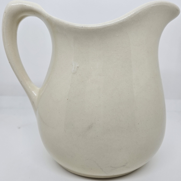 Vintage White Creamer Pitcher - Picture 3 of 8